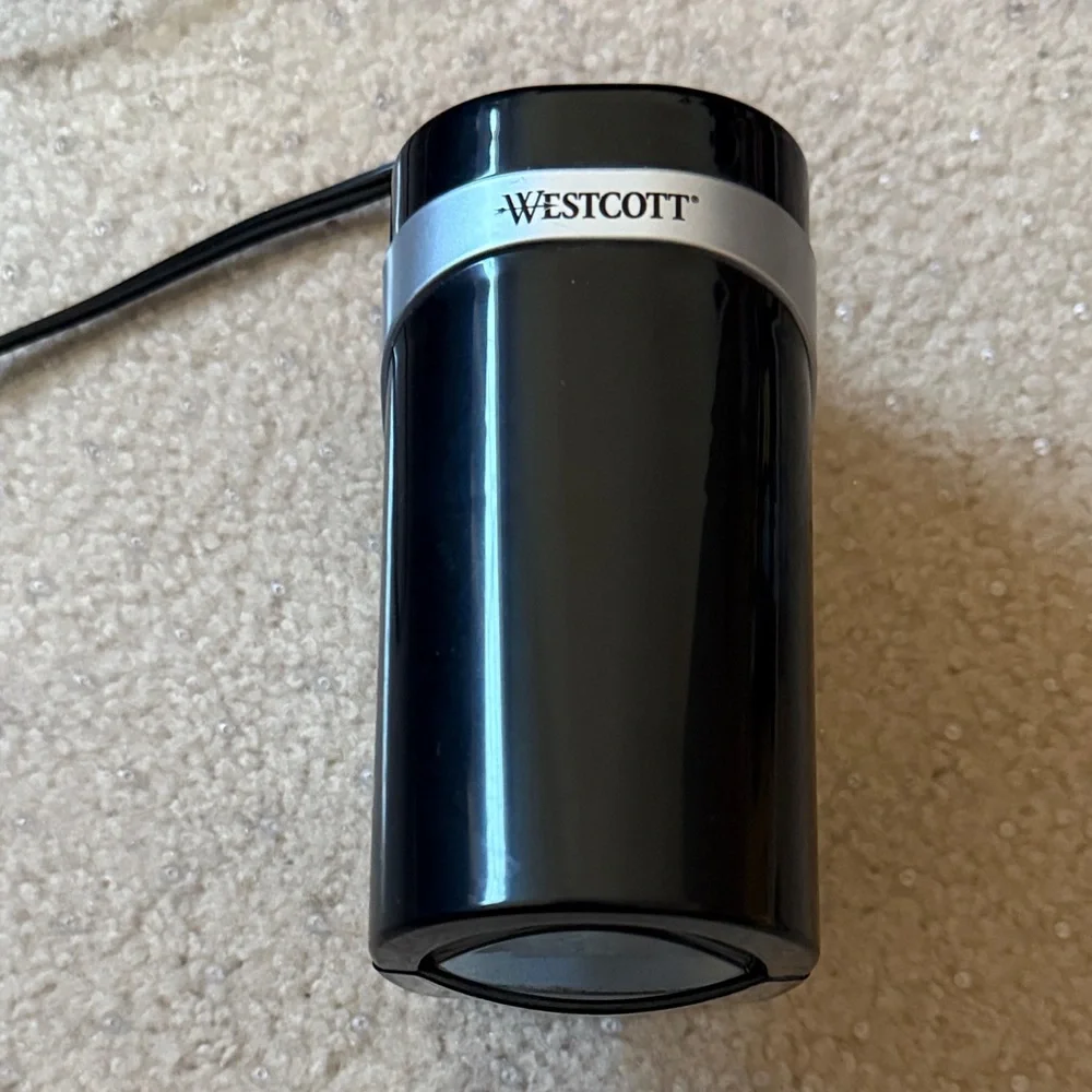 Curve Black Pencil Sharpener